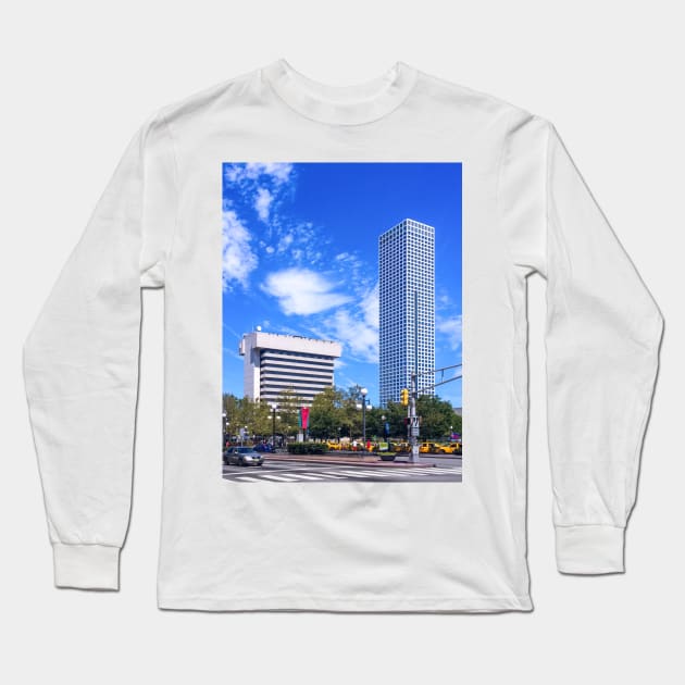 Journal Square Plaza Jersey City NJ Long Sleeve T-Shirt by eleonoraingrid